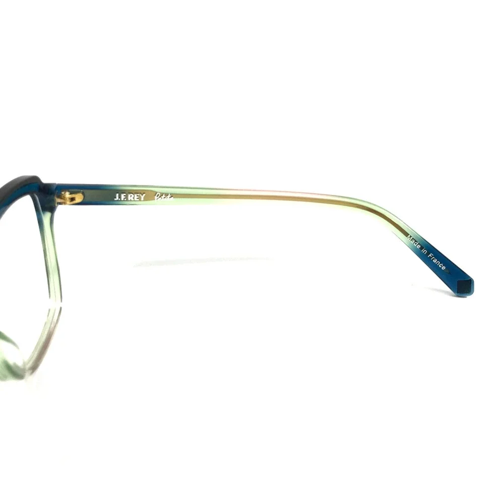 J.F. Rey Petite Eyeglasses Frames PA102 2040 Gradient Blue Green Black 50-18-140
